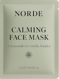 Norden rauhoittava kasvomaski vihreässä pakkauksessa.